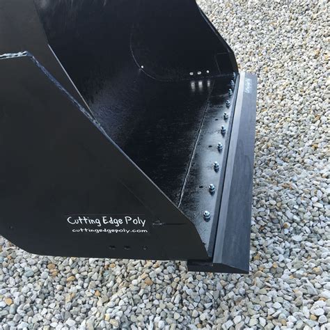 skid steer bucket poly cutting edge|excavator bucket side cutting edge.